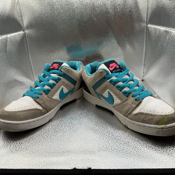 Size 9‎ Nike SB Air Force 2 Low Nebula Blue Mens Athletic Sneakers AO0300-101 main image 4